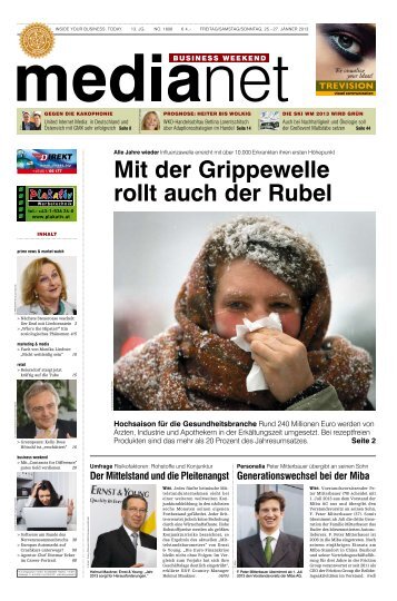 Mit der Grippewelle rollt auch der Rubel - MediaNET.at