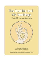 The Buddha and His Teachings - BuddhaNet
