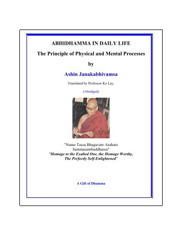 ABHIDHAMMA IN DAILY LIFE.pdf - Usamyanmar.net