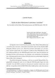 Nicht mit dem Marxismus-Leninismus vereinbar! - Peter Ruben ...