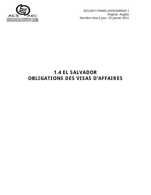 xxvii comité spécial pour le développement du commerce et les ...