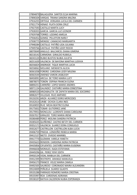 documento nombre cliente tipo identificacion ... - Proyectar Valores