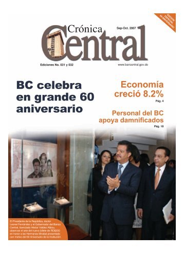 BC celebra en grande 60 aniversario - Banco Central de la ...