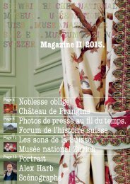 Magazine II|2013. Noblesse oblige! Château de Prangins 8PW\W ...