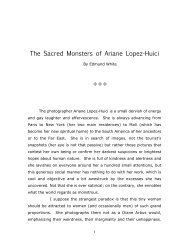 The Sacred Monsters of Ariane Lopez-Huici
