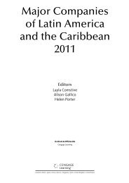 Major Companies of Latin America and the Caribbean 2011