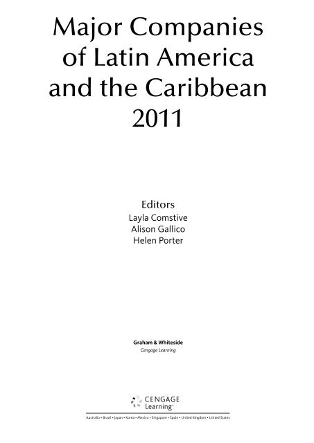 Major Companies of Latin America and the Caribbean 2011