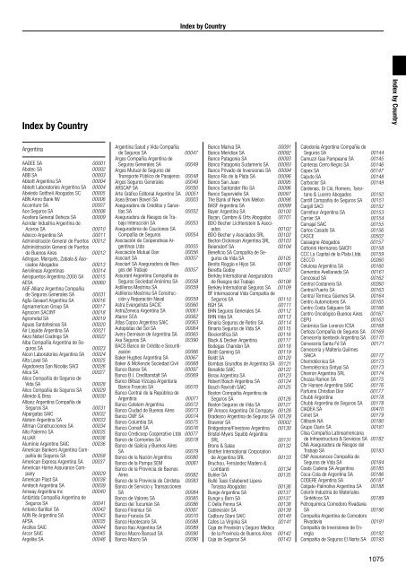 Major Companies of Latin America and the Caribbean 2011