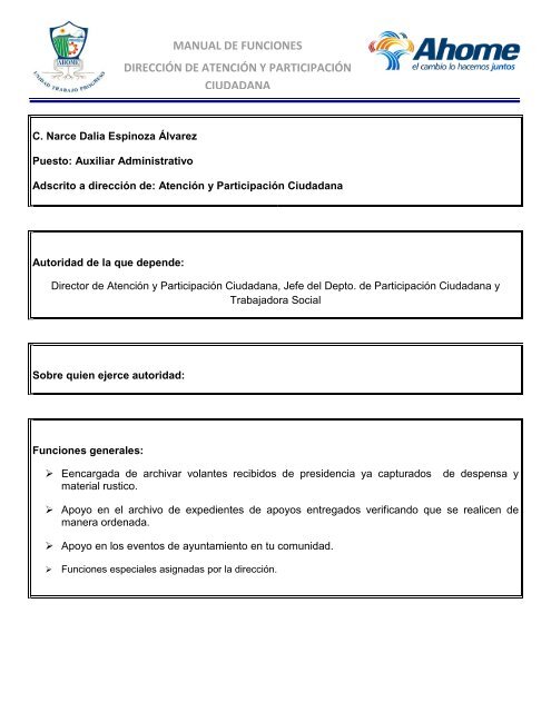 Atención y Participación Ciudadana - H. Ayuntamiento de Ahome