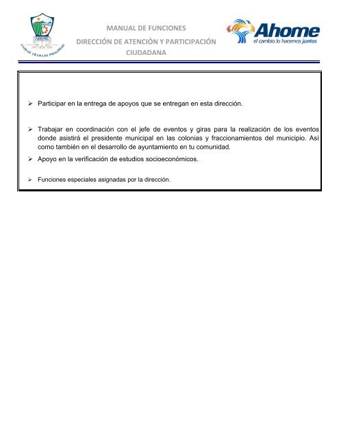 Atención y Participación Ciudadana - H. Ayuntamiento de Ahome