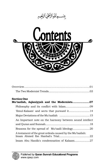 Modernists%20And%20Hadith%20Rejecters