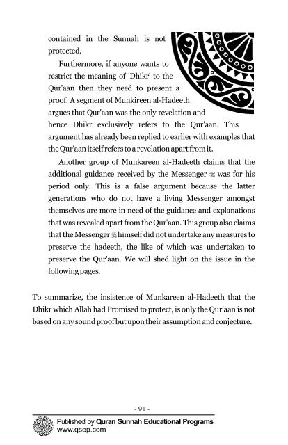 Modernists%20And%20Hadith%20Rejecters