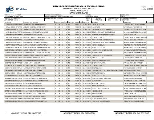 MUNICIPIO CELAYA DELEGACIÓN REGIONAL ... - USAE Celaya