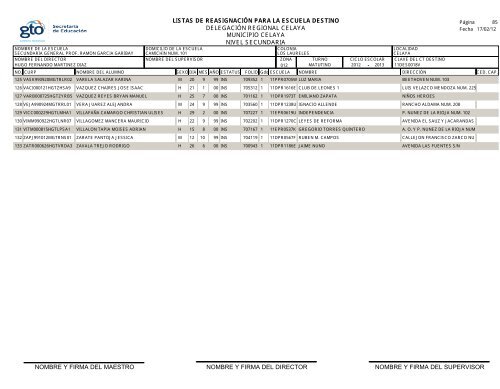 MUNICIPIO CELAYA DELEGACIÓN REGIONAL ... - USAE Celaya