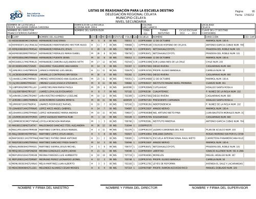 MUNICIPIO CELAYA DELEGACIÓN REGIONAL ... - USAE Celaya