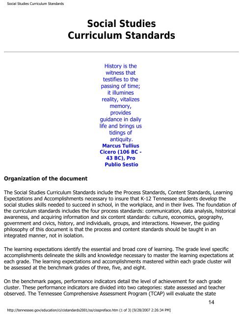 targeting cross-curricular learning - Jefferson County Schools