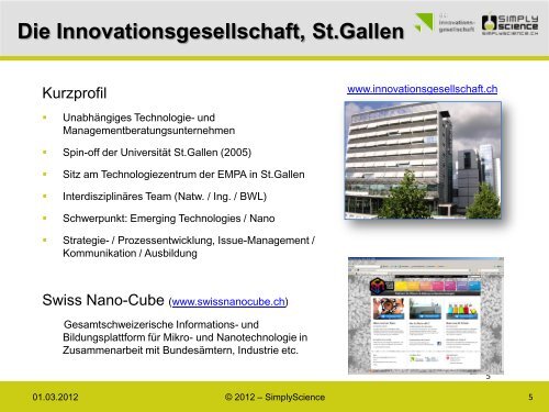 „SimplyNano 1“-Koffer - Die Innovationsgesellschaft