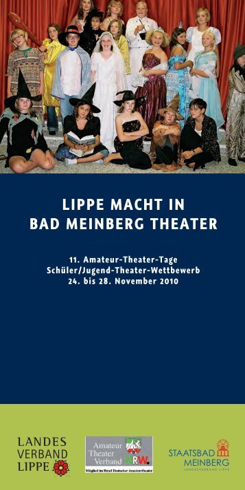 LIPPE MACHT IN BAD MEINBERG THEATER - Staatsbad Meinberg