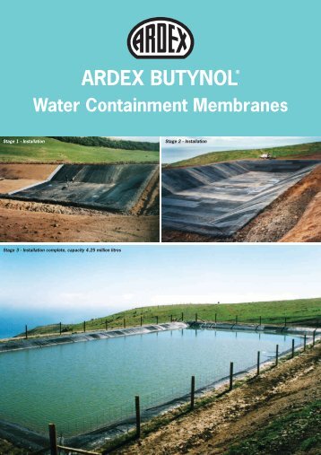 Water Containment Brochure - Ardex
