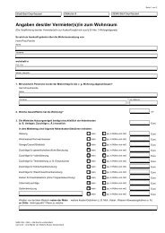 Angaben des/der Vermieter(s)/in zum Wohnraum - Bad Oeynhausen