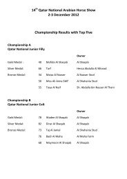 To download The Auction Book Click here - Qatar Racing and ...