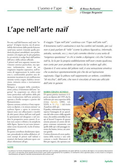 L'ape nell'arte naif - Apicoltura online