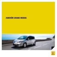 zubehör Grand Modus - Renault