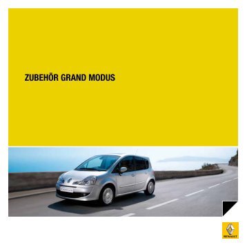 zubehör Grand Modus - Renault