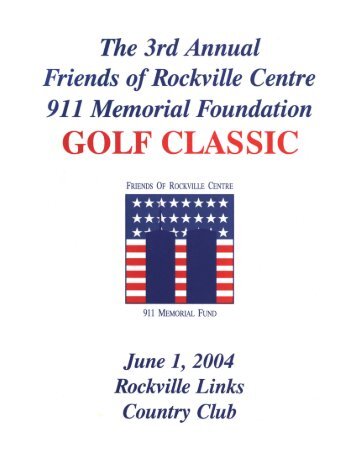 GOLF CLASSIC - Voices of September 11th