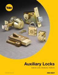 Yale Padlocks & Aux Locks Catalog - MyDoorFix.com