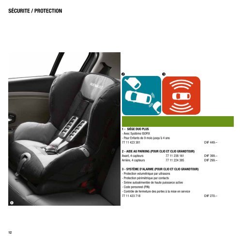 ACCESSOIRES nOuvEllE ClIO nOuvEllE ClIO GRAndtOuR