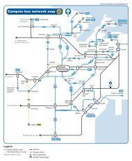 Campsie bus network map - 131500