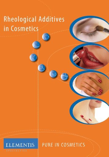 Rheological Additives in Cosmetics - Elementis Specialties