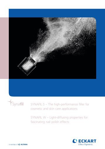 SYNAFIL S – The high-performance filler for cosmetic and ... - Eckart