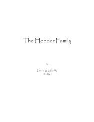 The Hodder Family - Roddy.net