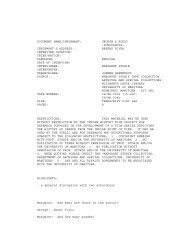 DOCUMENT NAME/INFORMANT: GEORGE & RODDY ... - DSpace