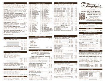 Tammy Taylor Nails Professional Catalog