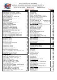 June 2012 PRICE LIST Page 1 of 3 - Planet Nails