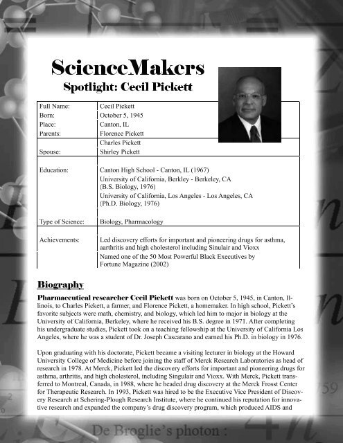 ScienceMakers Toolkit Manual - The History Makers