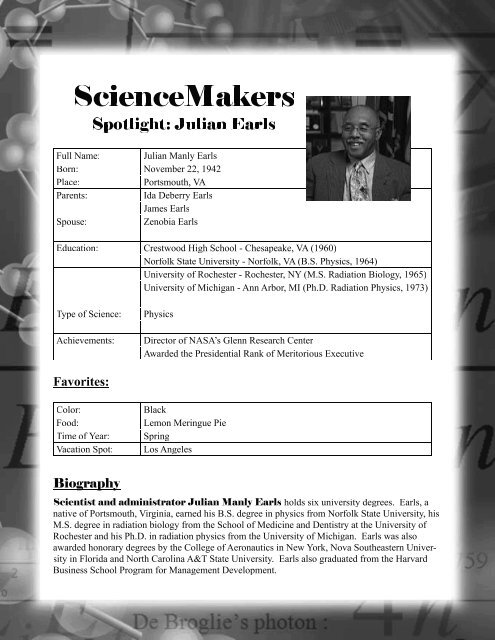 ScienceMakers Toolkit Manual - The History Makers