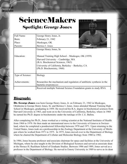 ScienceMakers Toolkit Manual - The History Makers