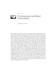 The Socioeconomic and Political Context of States - CQ Press