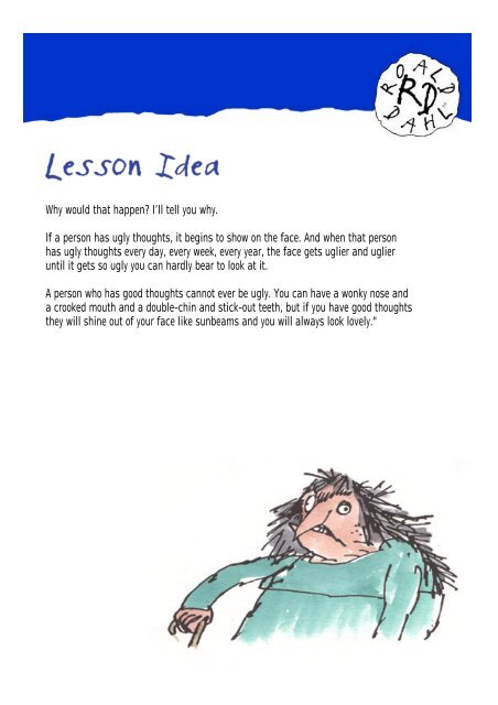 STUDYING CHARACTER: THE TWITS LEARNING ... - Roald Dahl