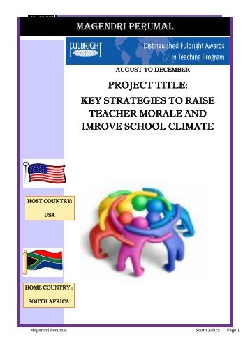 key strategies to raise teacher morale and improve school climate