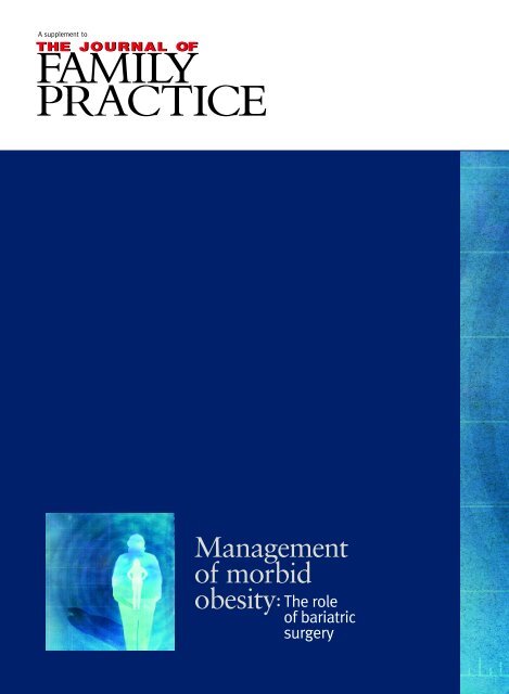 Management of morbid obesity - The Journal of Family Practice