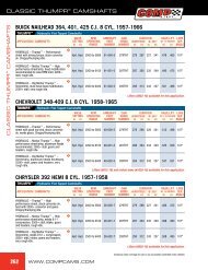 262 BUicK nailheaD 364, 401, 425 c.i. 8 cyl. 1957 ... - COMP Cams