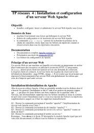 TP réseaux 4 : Installation et configuration d'un ... - Romain Raveaux