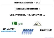 Réseaux Industriels : Can, Profibus, Fip ... - Romain Raveaux
