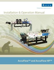 Installation & Operation Manual - Raven