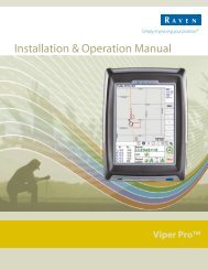 Installation & Operation Manual - RavenHelp.com